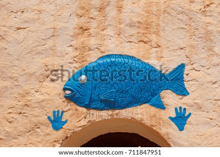 The picture "Blue fish"