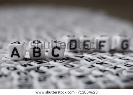 Alphabet letter education