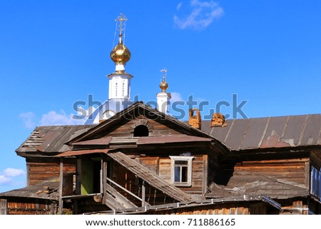 old house and Church