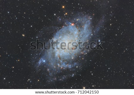 Messier33 Triangulum Galaxy in Triangulum