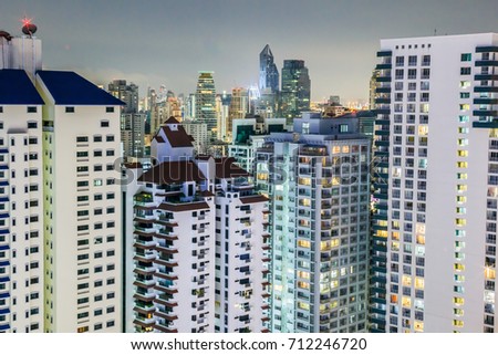 Bangkok Thailand: city building Asoke aria