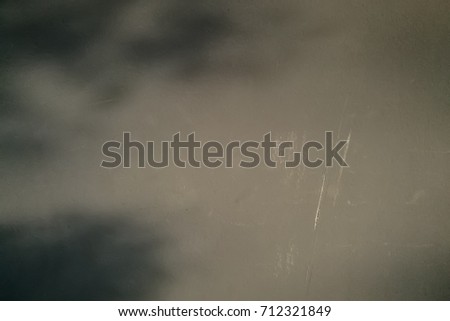 Abstract texture of Tree leaves shadow on grey wall background