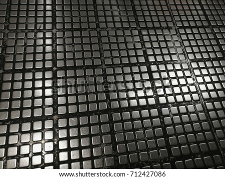 Steel texture with square paterns