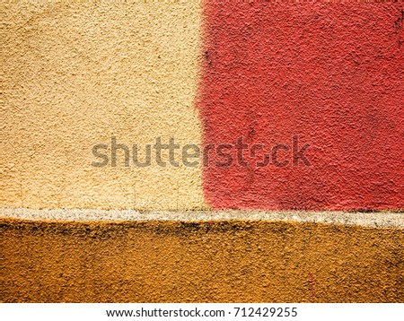 Concrete, weathered, worn wall damaged paint. Grungy Concrete Surface. Great background or texture.