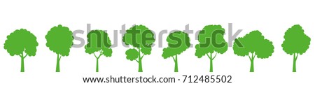 Group tree – stock vector