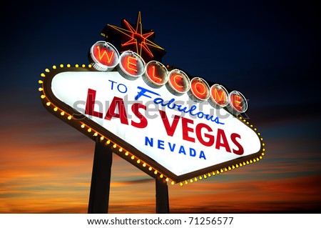 Welcome to Las Vegas Sign. Royalty-Free Stock Photo #71256577