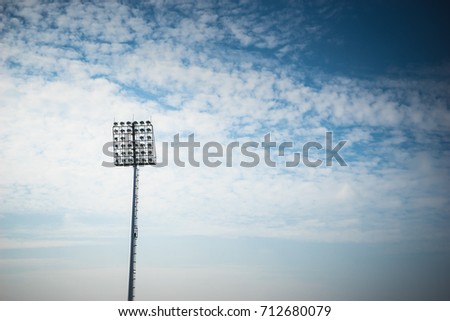Football stadium lights