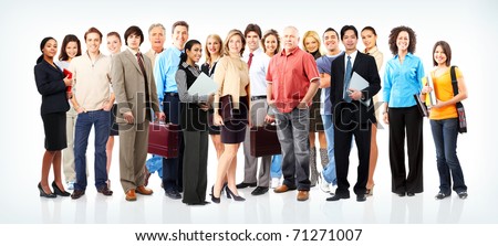 Group of business people. Business team. Royalty-Free Stock Photo #71271007