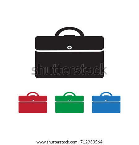 Business bag icon vector illustration.
