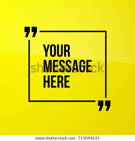 Abstract vector illustration with shape speech talking cloud of yellow colors. Quote vector geometric origami speech bubble background and place for message sign. Colorful banners set