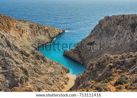 Picture of Seitan limania or Stefanou beach, Crete
