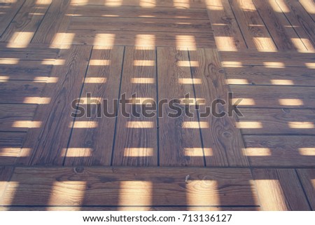 light and shadow on the floor background