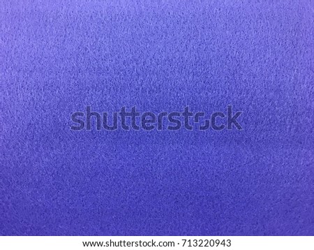 Texture of felt blue fabric