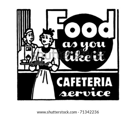 Food As You Like It - Retro Ad Art Banner