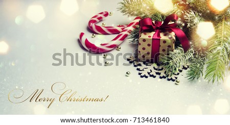 Christmas Backgroud With Christmas Decoration. Royalty-Free Stock Photo #713461840