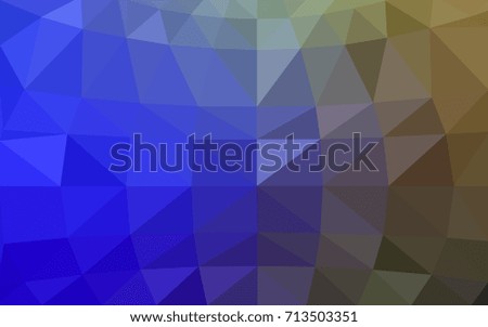 Light Blue, Green vector abstract textured polygonal background. Blurry triangle design. Pattern can be used for background.