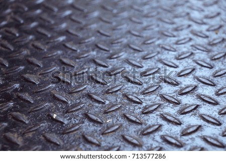 rusted metal texture diamond plate, industry background.