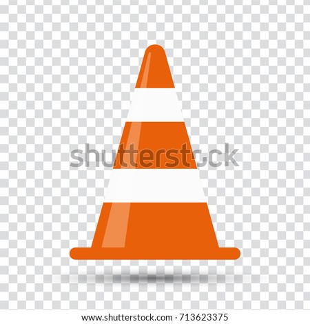 traffic cone Royalty-Free Stock Photo #713623375