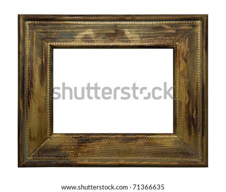 vintage classical frame isolated
