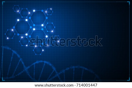 abstract scientific technology innovation concept background
