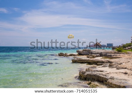 Beautiful view in Cancun, Mexico