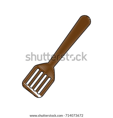 spatula utensil icon