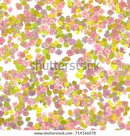 Seamless of Colorful Flower pattern to clothing