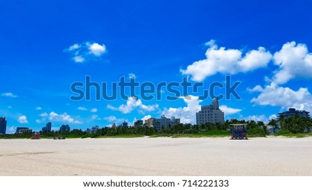 City of Miami Beach prepare for a hurricane Irma. Florida. USA.