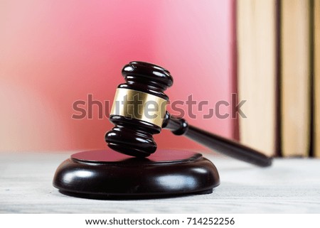 Law theme, colorful background