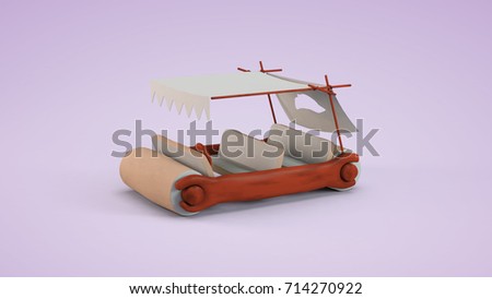 flintstone car