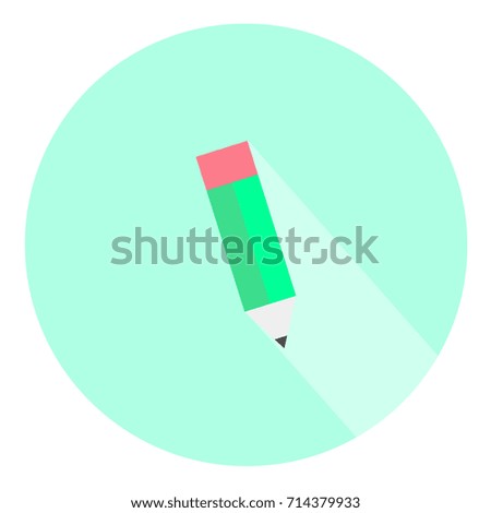 Pencil icon with green background