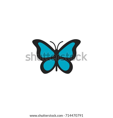 Butterfly Icon Vector Isolated