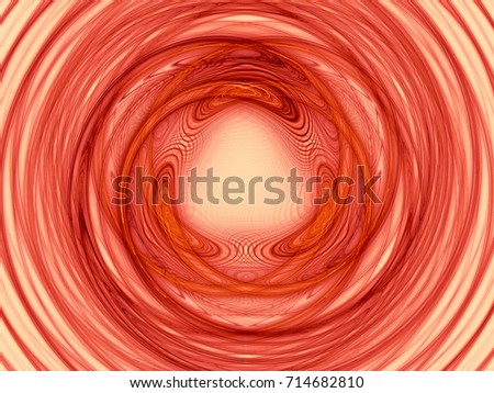 Abstract fractal image toned in red color. Design element for book covers, presentations layouts, title and page backgrounds. Digital collage. Raster clip art.