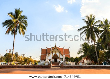 Wat Phumin, Muang District, Nan Province, Thailand. Temple is a public place.Created over 100 years old.