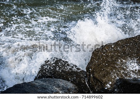Waves Rocks Foam