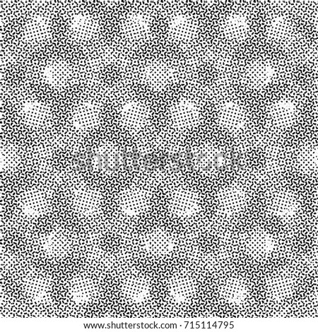 Distressed Overlay Texure. Grunge Vector Illustration Of A Ink Dots Texture Design Element. Abstract Image With Dirty, Dotted, Black Circles. Dark Round Particles Backdrop On A White Background.