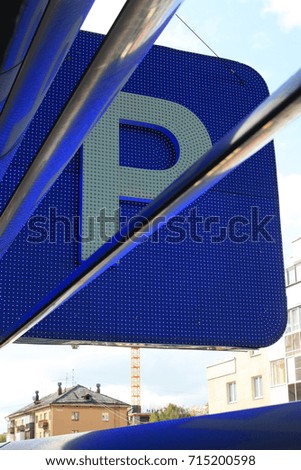 Sign "Parking"