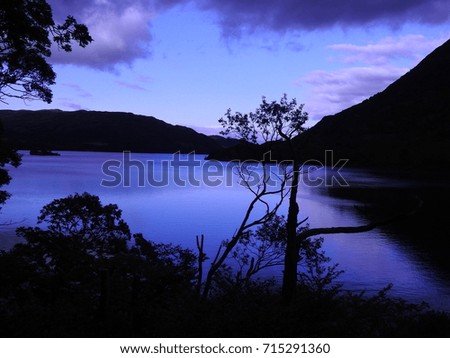 Dusk at the Lake District