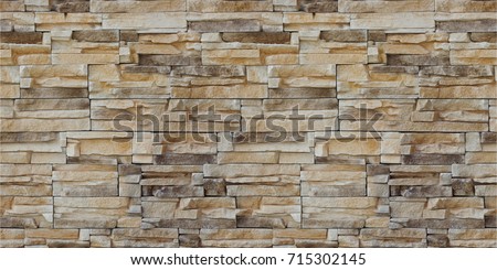 Stone wall backdrop. Facing Stone. Seamless texture background Sandstone.