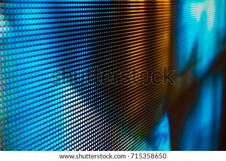 Bright colored LED smd screen - close up abstract background