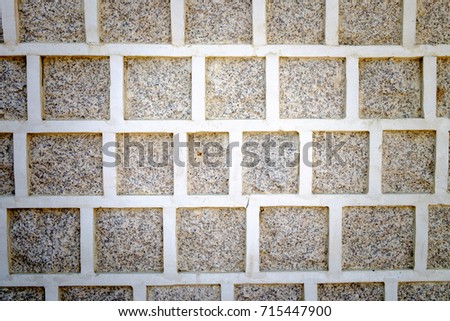 The old marble wall