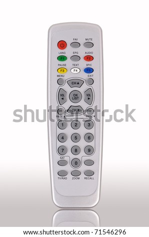 remote control isolated on white.