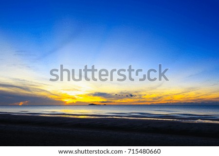 sunrise sea