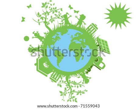 green eco globe