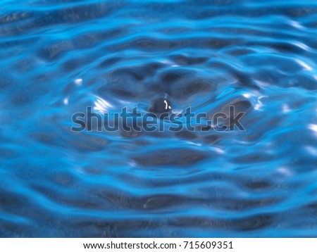 Surface of clear water and stream for background        