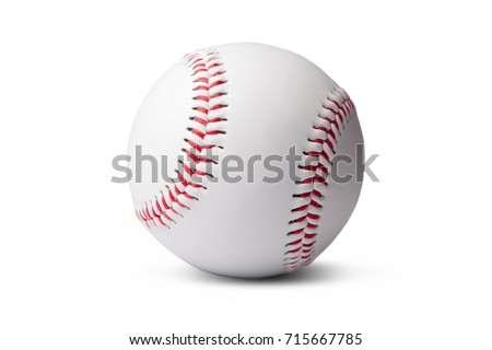 Baseball isolated on a white background
