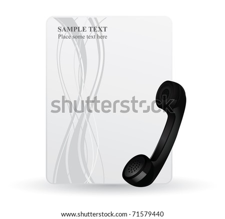 card waved with phone