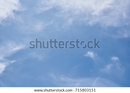 blue skys and white cloud