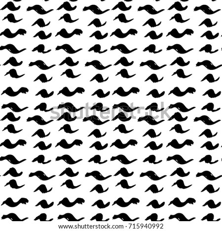 pattern of black strokes drawn lines texture on white background
