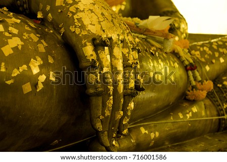 Hand of the Buddha in Thailand. 